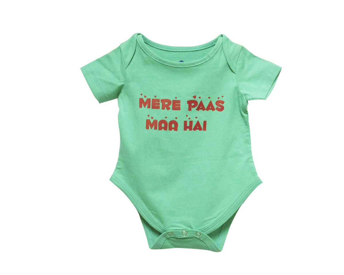 MERE PAAS MAA HAI ROMPER - Green - image 1