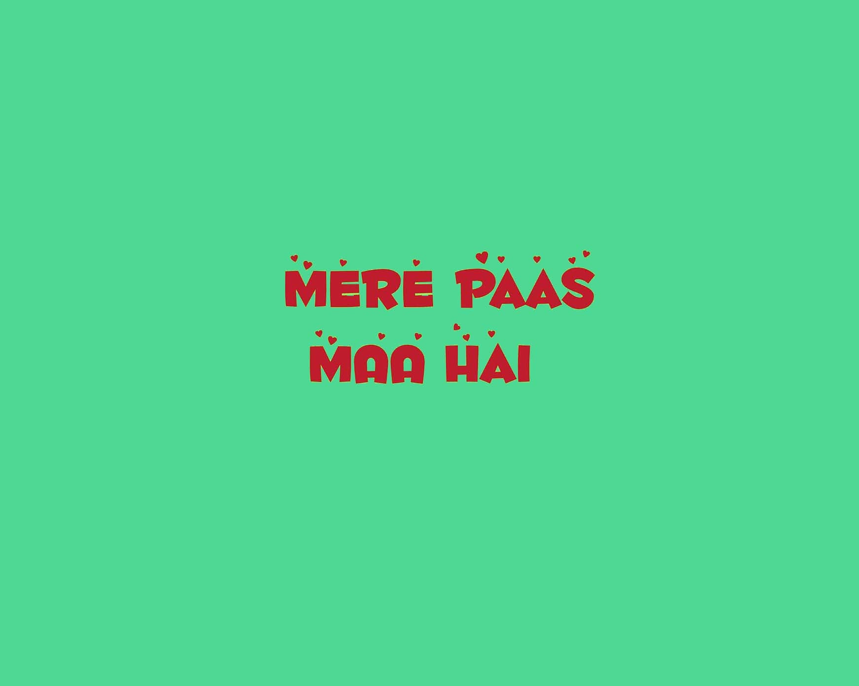 MERE PAAS MAA HAI ROMPER - Green - image 3