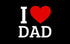 I LOVE DAD t-shirt - Black - image 1