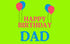 HAPPY BIRTHDAY DAD ROMPER - Green - image 1