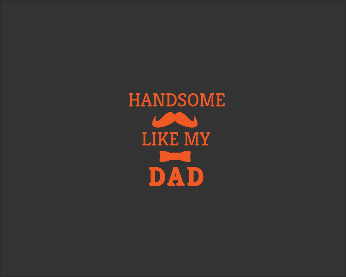 HANDSOME LIKE DAD ROMPER - Brown - image 2