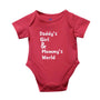 DADDYS GIRL MOMMYS WORLD ROMPER - Pink - image 2