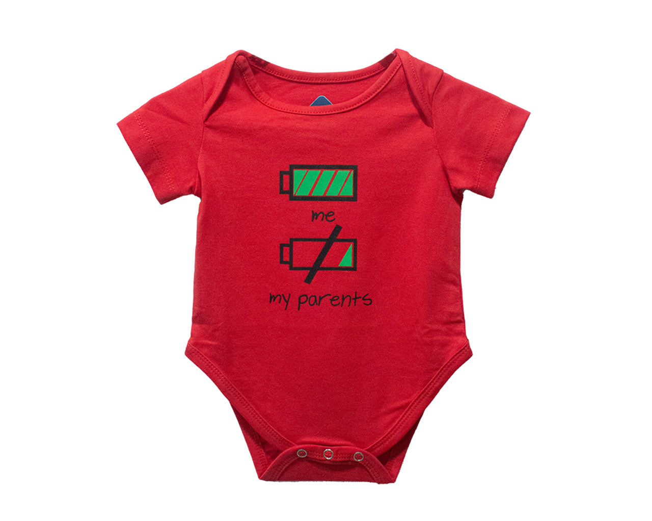 BATTERY ROMPER - Red - image 2