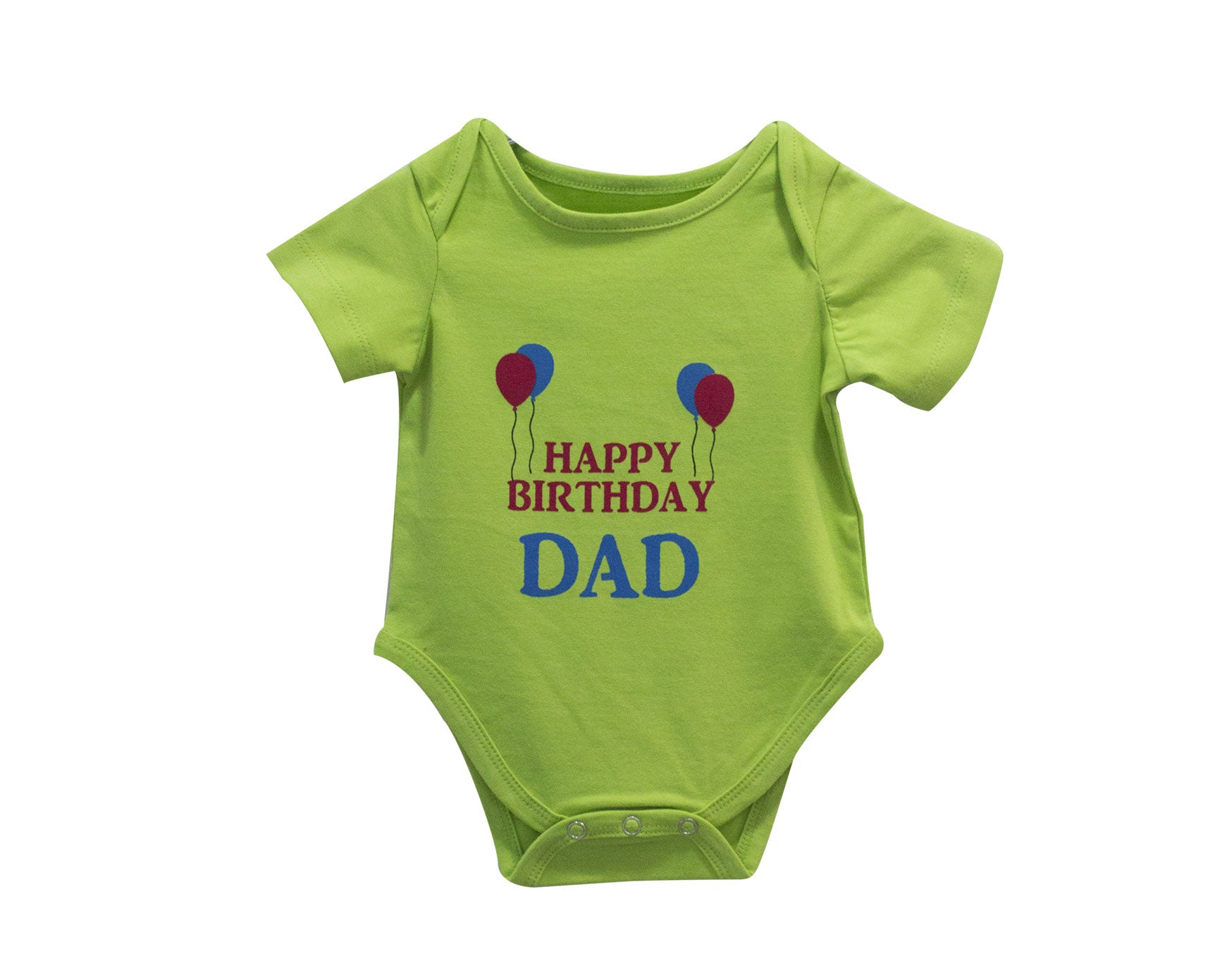 HAPPY BIRTHDAY DAD ROMPER - Green - image 2