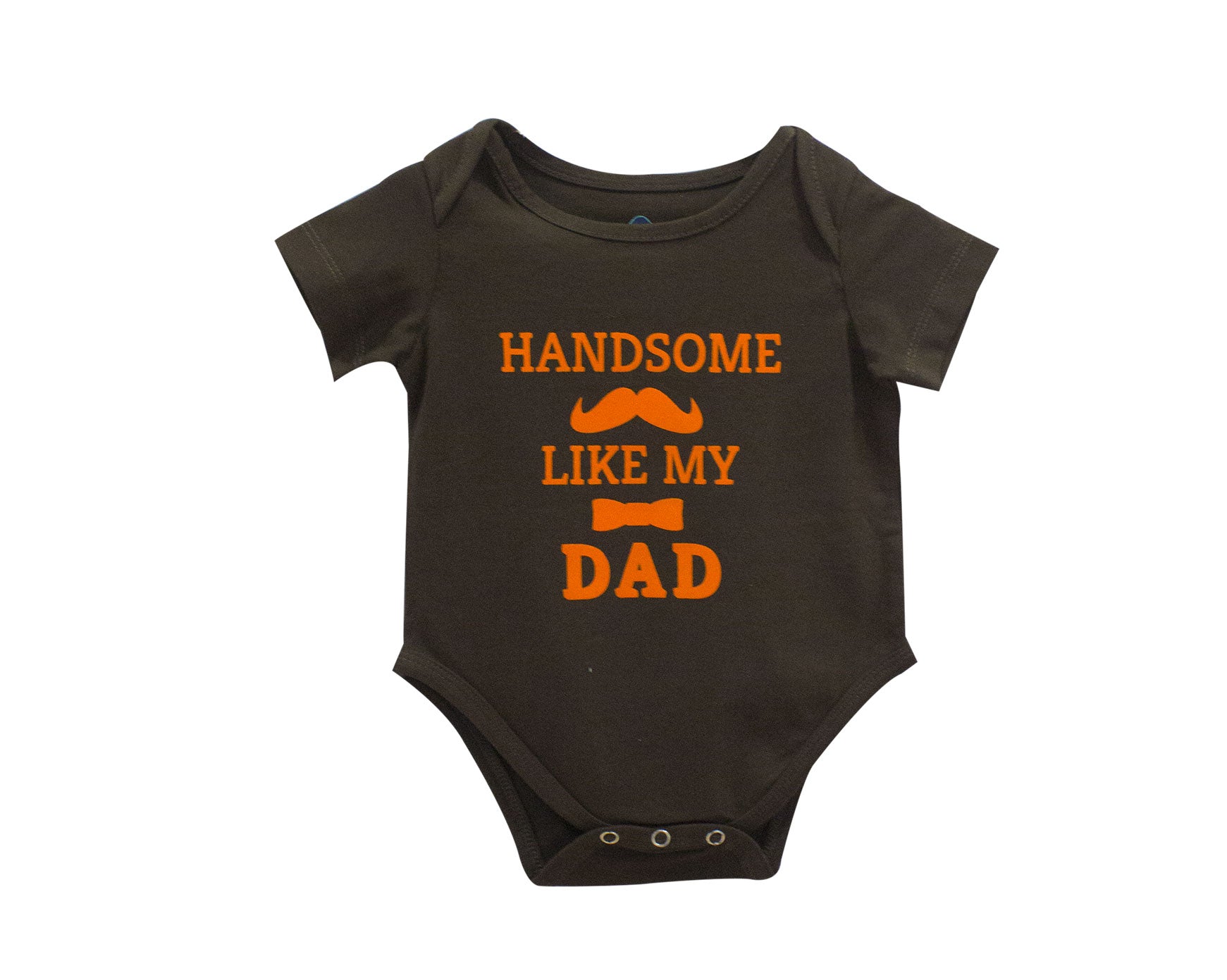 HANDSOME LIKE DAD ROMPER - Brown - image 3