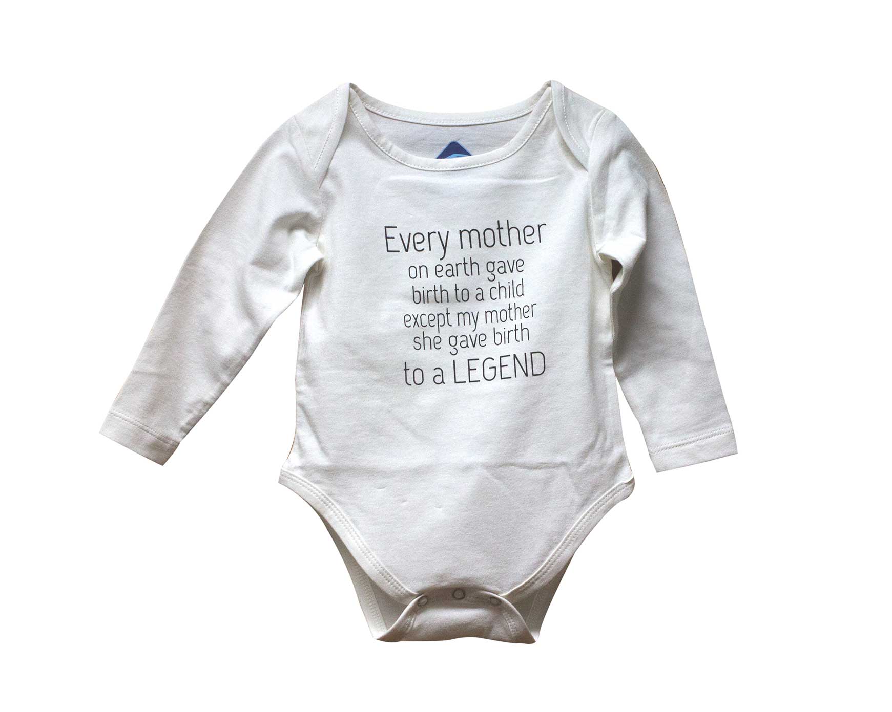 LEGEND FULL SLEEVE ROMPER - White - image 1