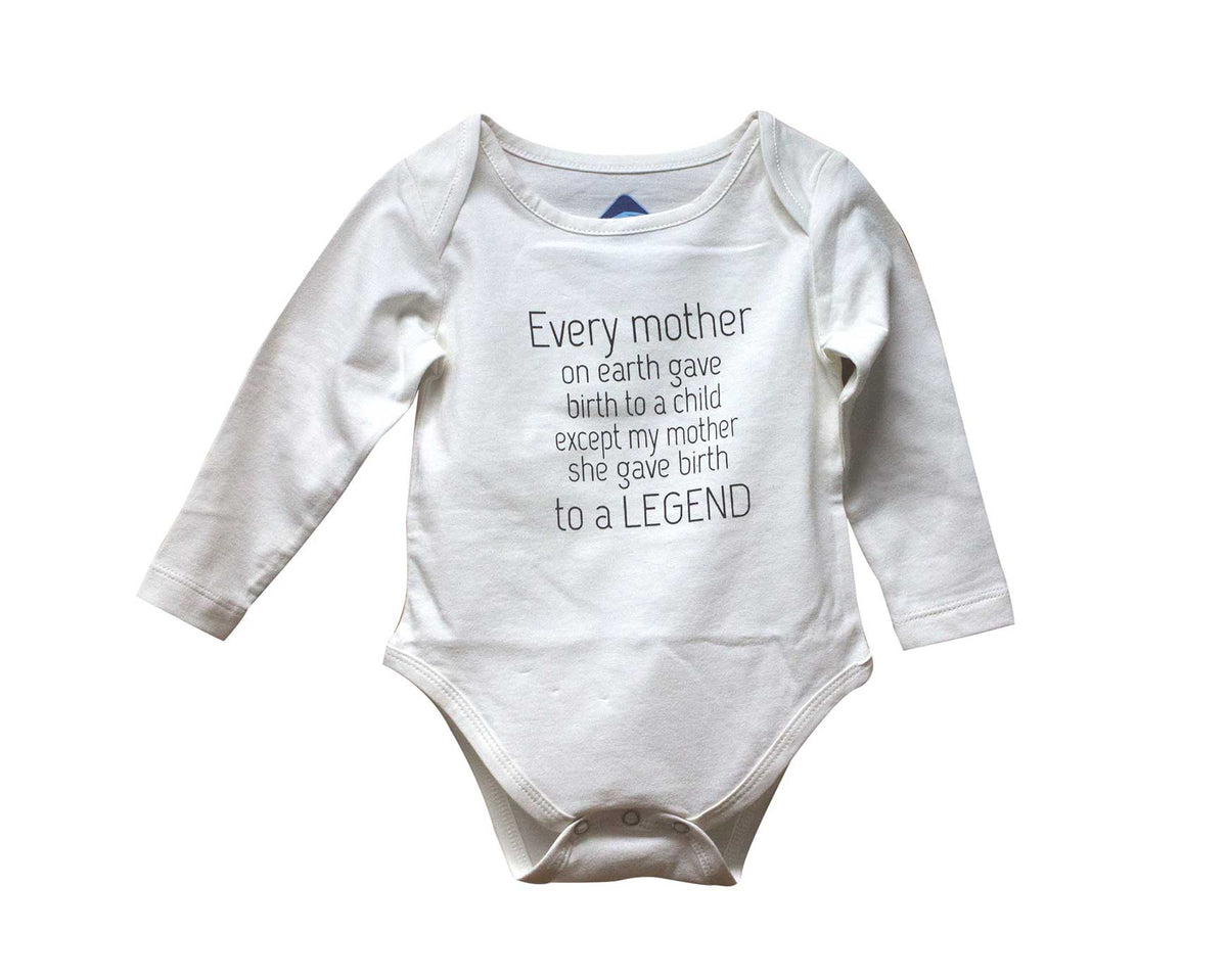LEGEND FULL SLEEVE ROMPER - White - image 1