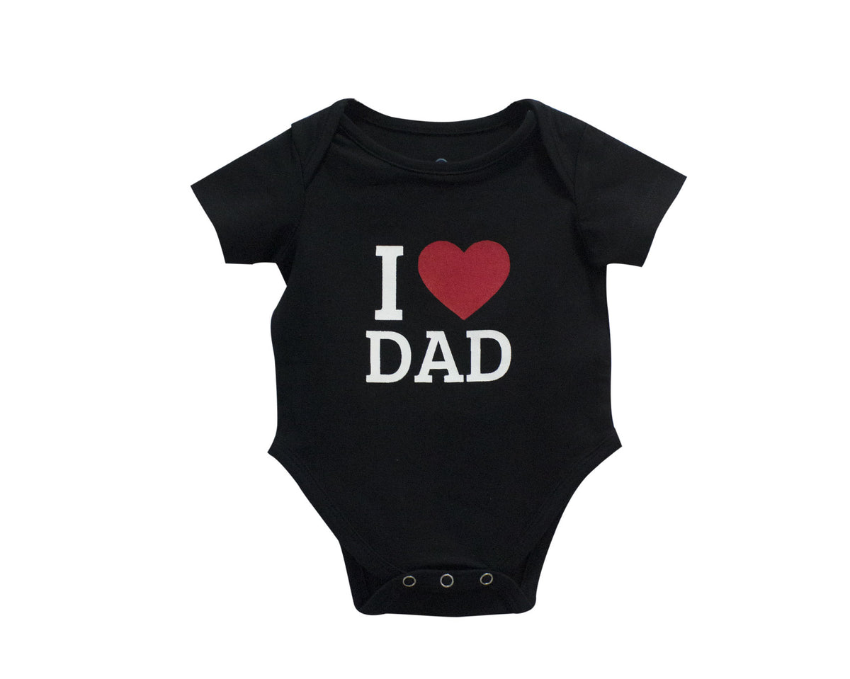 I LOVE DAD ROMPER - Black - image 2