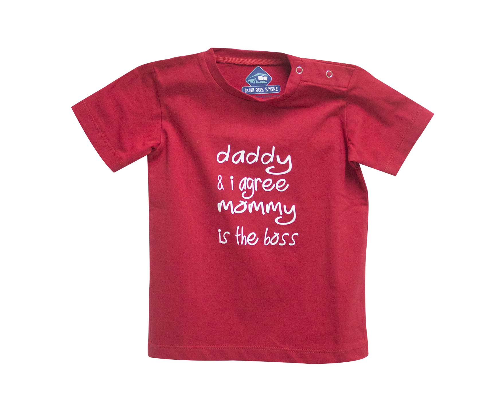 MOMMY IS BOSS T-SHIRT - Red - image 1