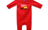 Mamas Little Monster Full Romper - Red - image 2