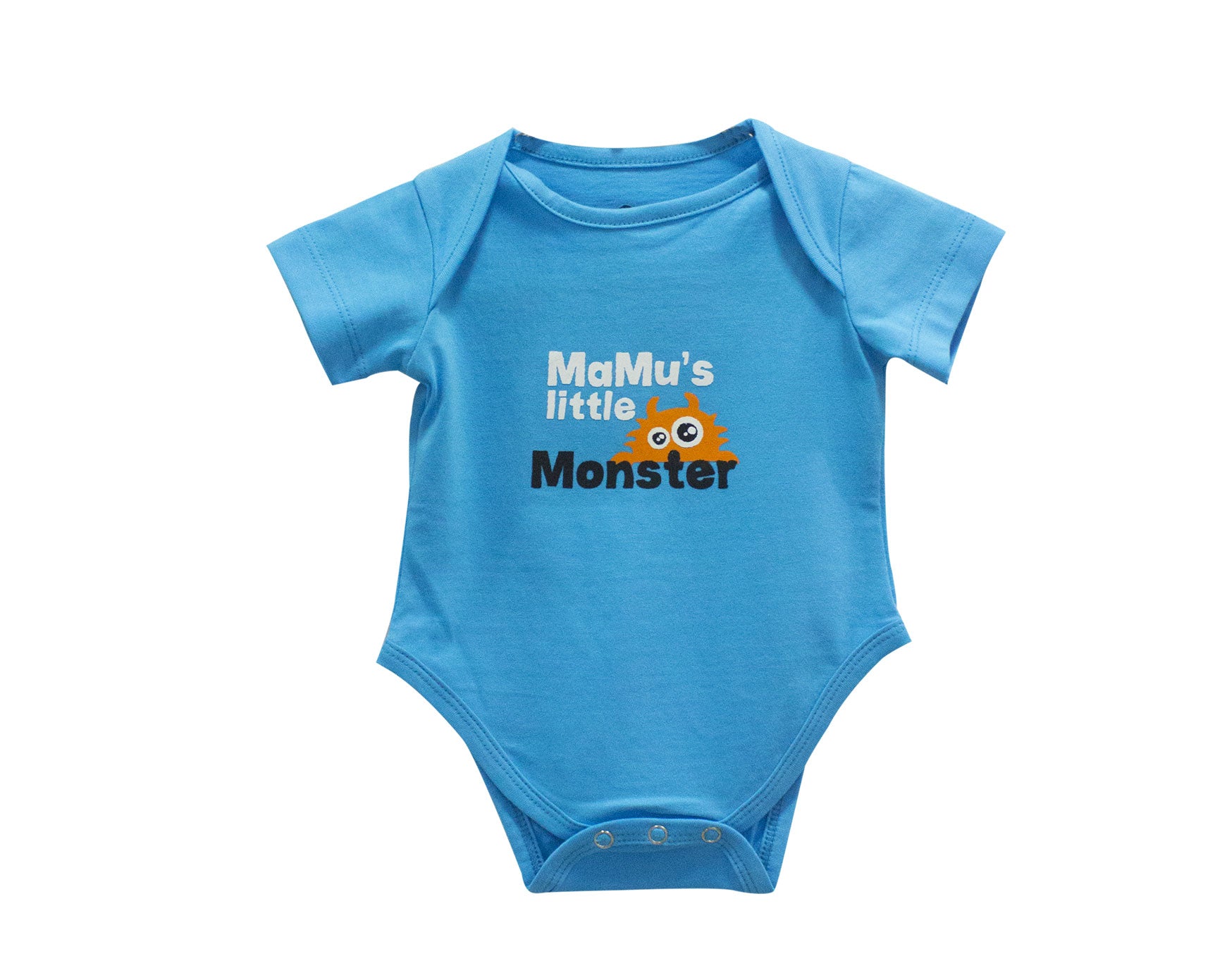MAMAS LITTLE MONSTER ROMPER - Blue - image 2
