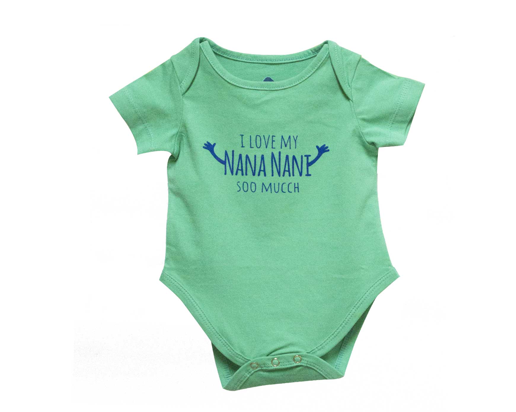 I LOVE NANA NANI ROMPERS - Green - image 1