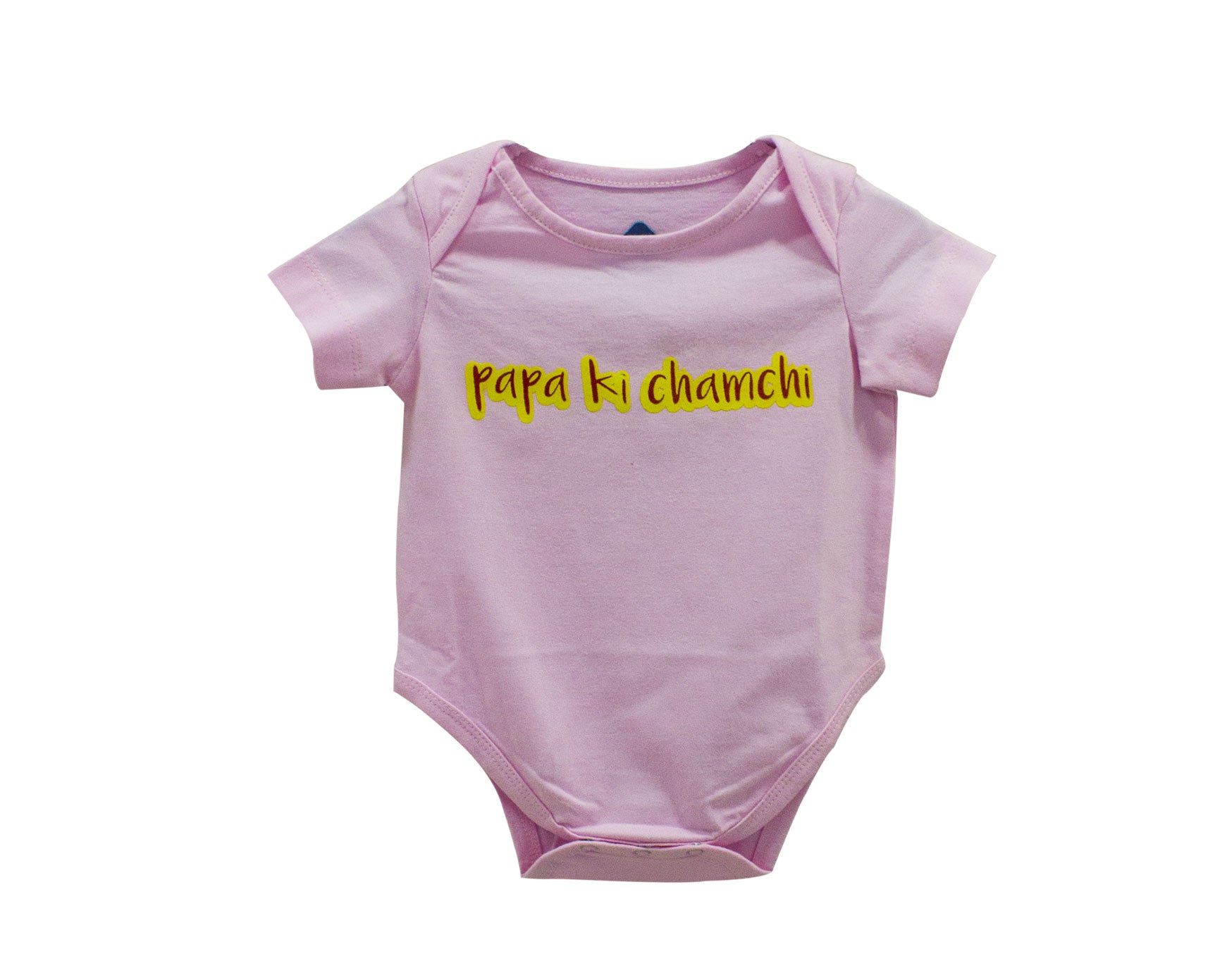 PAPA KI CHAMCHI ROMPER - Pink - image 1