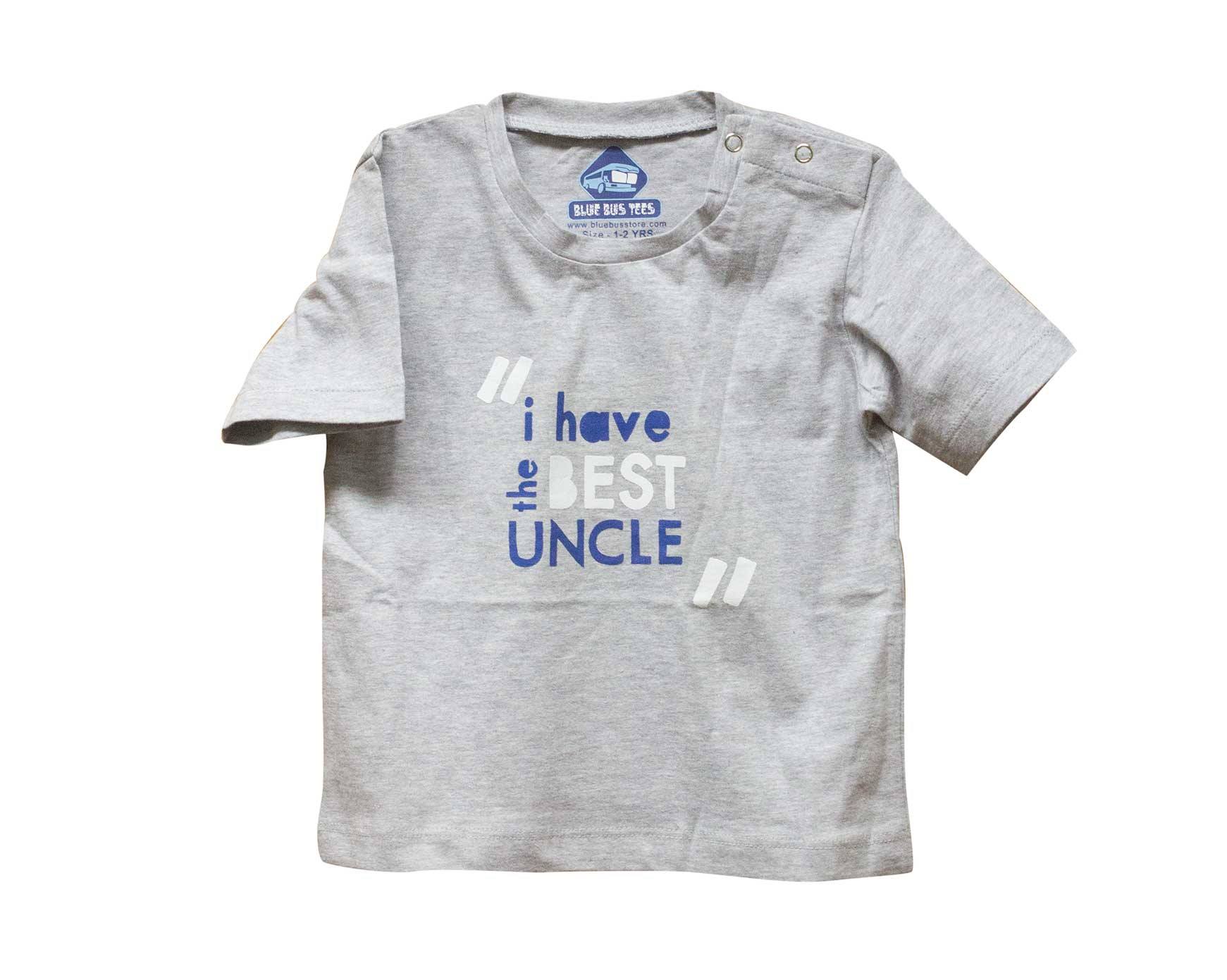 BEST UNCLE T-SHIRT - Grey - image 1