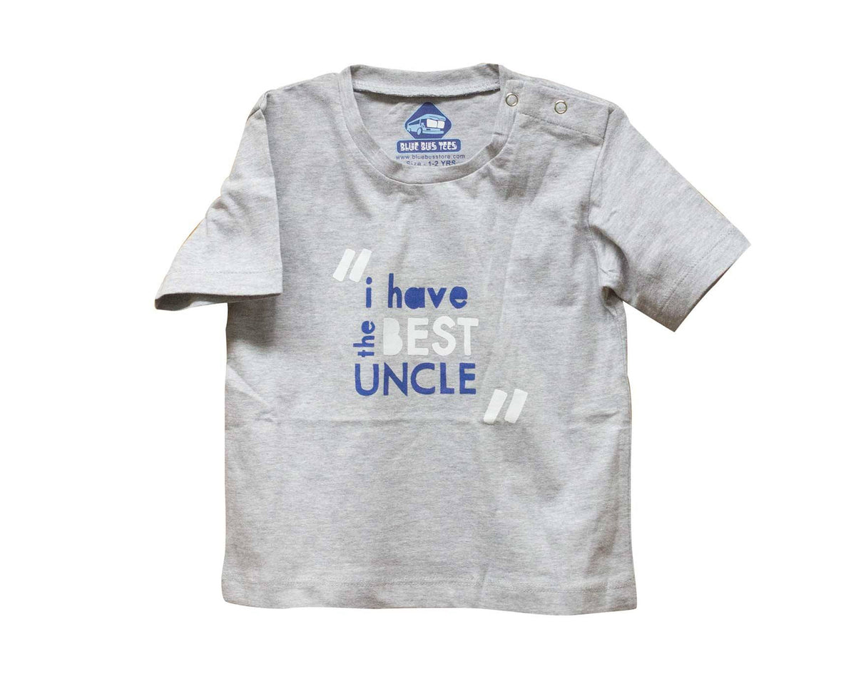 BEST UNCLE T-SHIRT - Grey - image 1