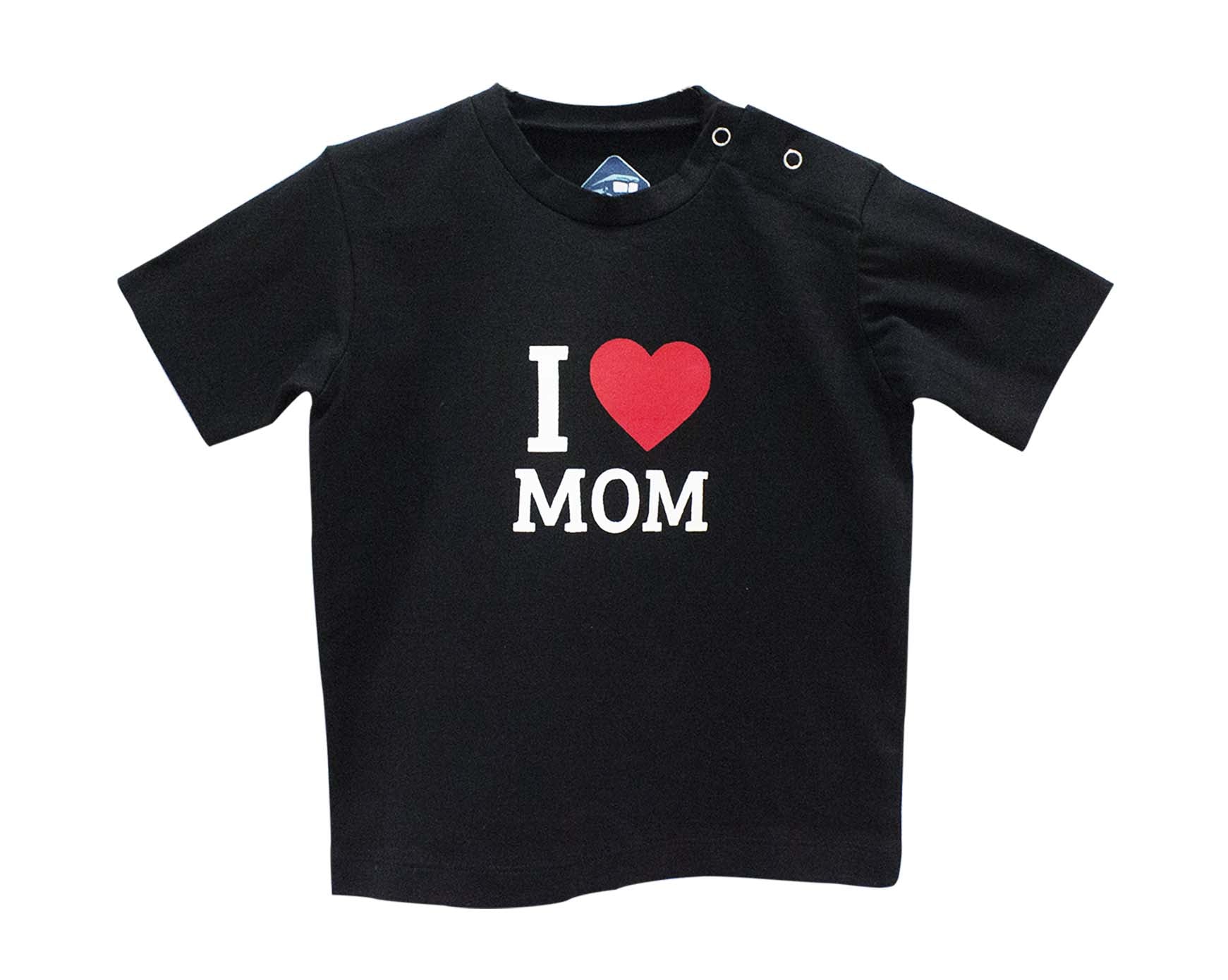 I LOVE MOM T-shirt - Black - image 1