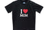 I LOVE MOM T-shirt - Black - image 1