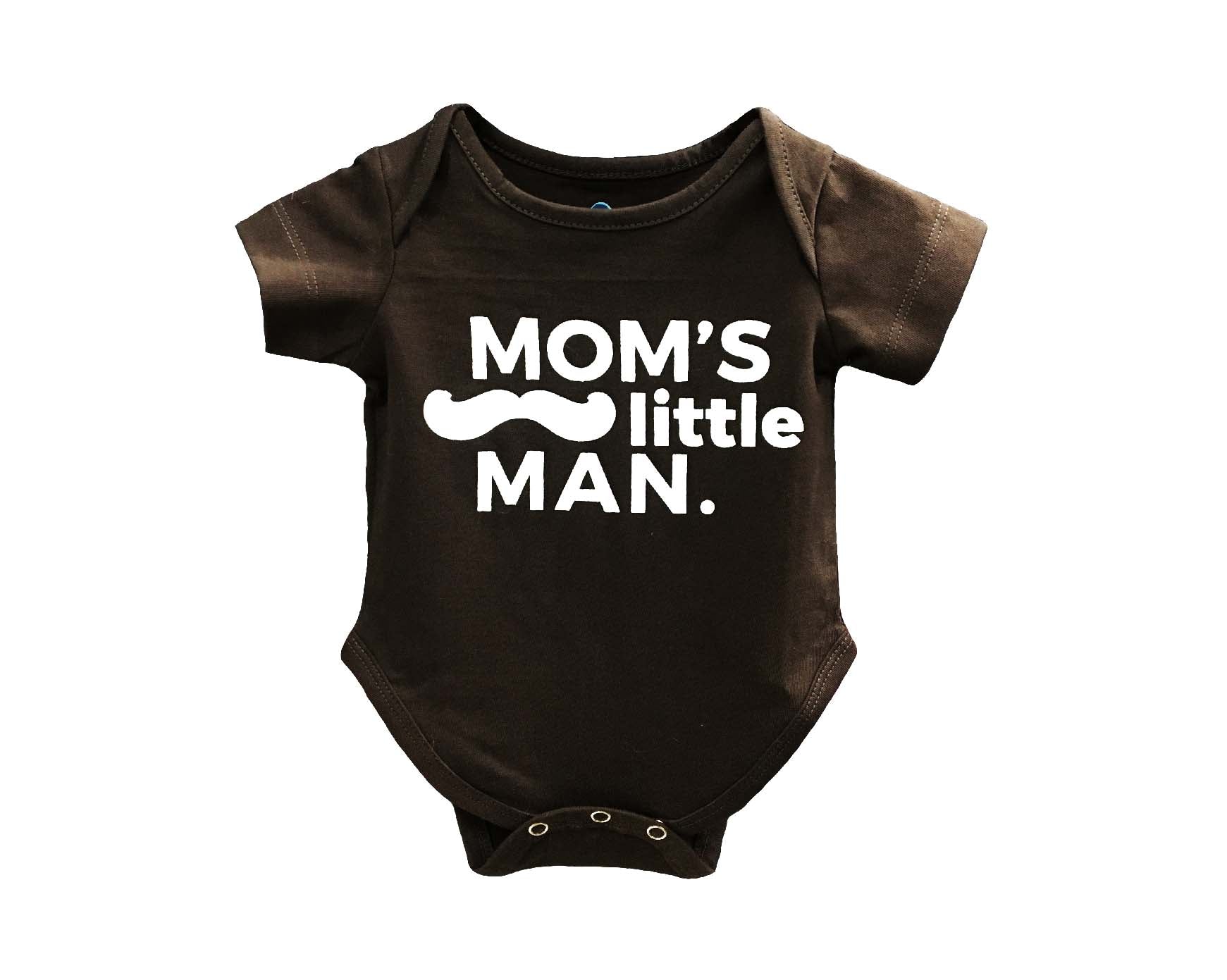 MOMS LITTLE MAN ROMPER - Blue - image 1