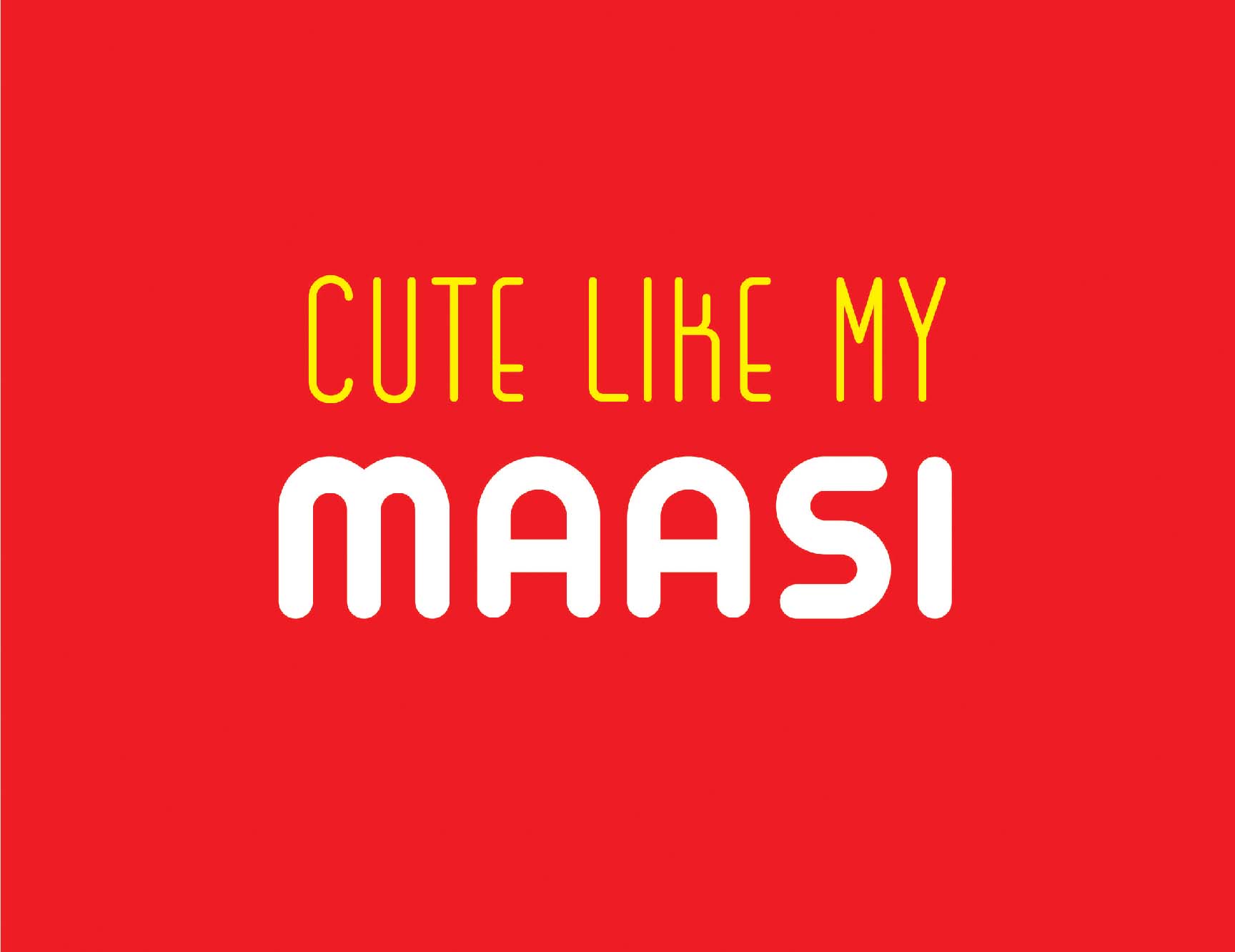Cute Like Maasi T-shirt - Red - image 2