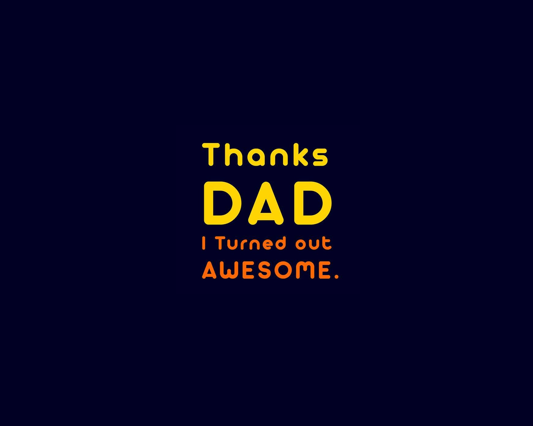 THANKS DAD ROMPER - Blue - image 1